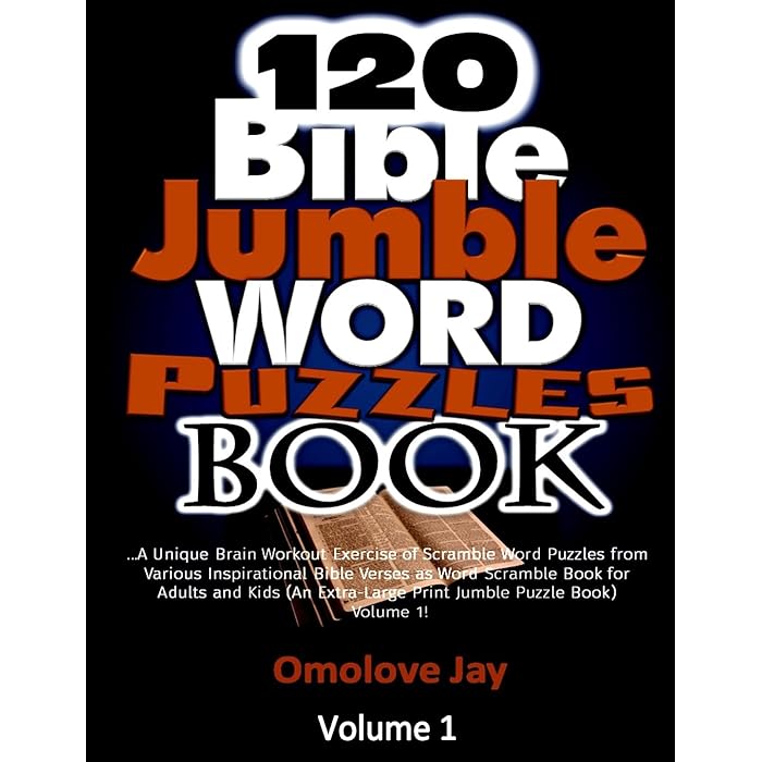 Buy 120 Bible Jumble Word Puzzle Book A Unique Brain Workout Exercise
