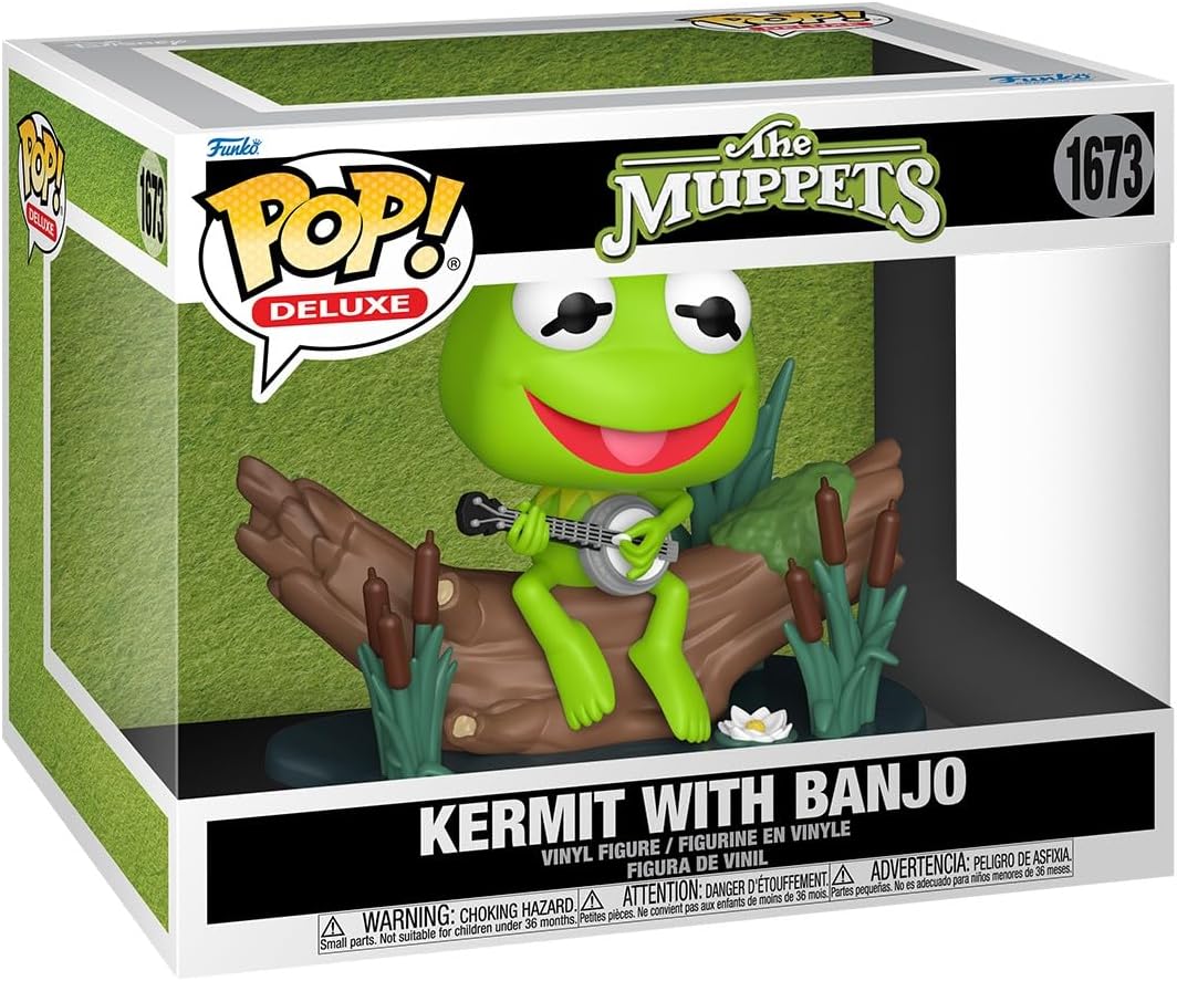 Funko Pop! TV: The Muppets – Kermit with Banjo – Collectable Vinyl Figure – Gift Idea – Official Merchandise – Toys for Kids & Adults – Model Figure for Collectors Funko Pop! TV: The Muppets – Kermit with Banjo – Collectable Vinyl Figure – Gift Idea – Official Merchandise – Toys for Kids & Adults – Model Figure for Collectors