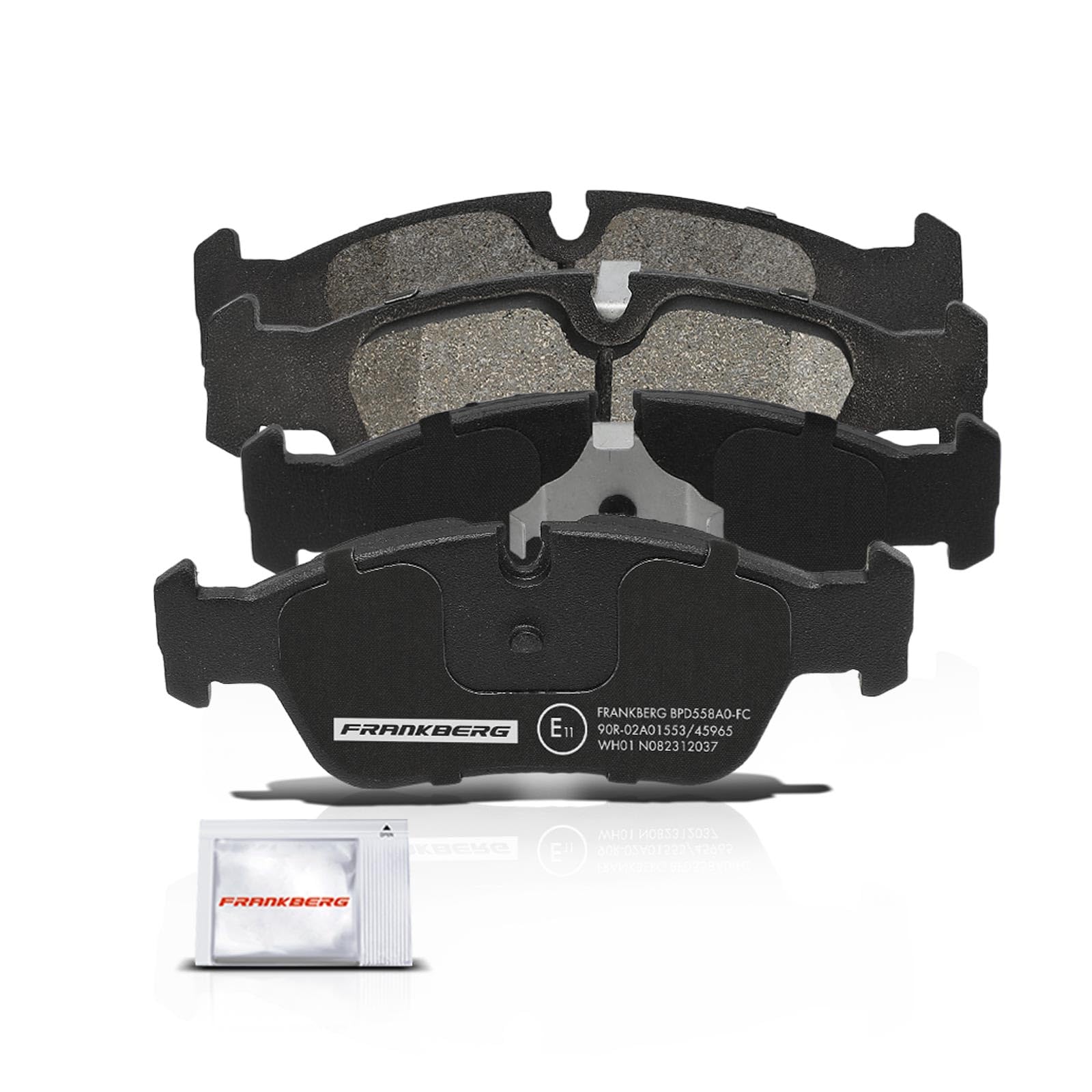 Frankberg Bremsensatz inkl. 2x Bremsscheiben + 4x Bremsbeläge Vorne Kompatibel mit 3er Touring E46 3er Cabriolet E46 Z4 Roadste.r E85 3er E46 Replace# 34116761244