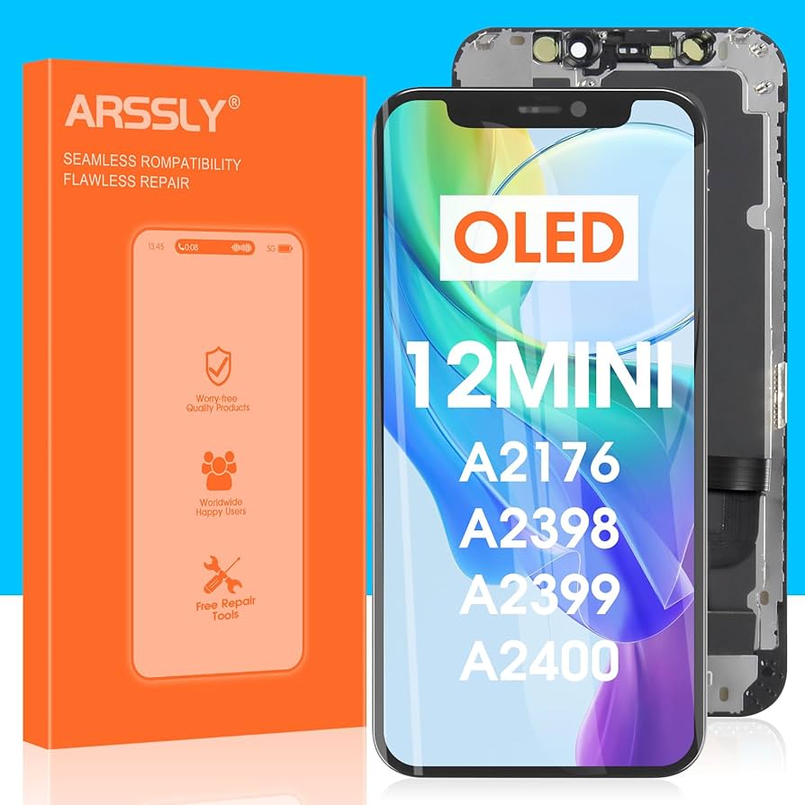 Amazon.com: OLED for iPhone 12 Mini Screen Replacement 12mini LCD