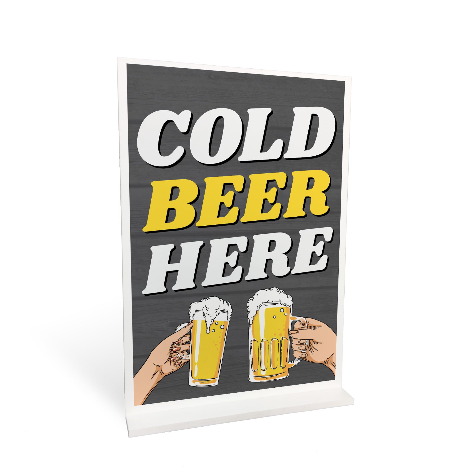 Red Ocean COLD BEER HERE Funny Bar Signs And Plaques Man Cave Bar Pub Sign Alcohol Gift For Men Women Home Decor