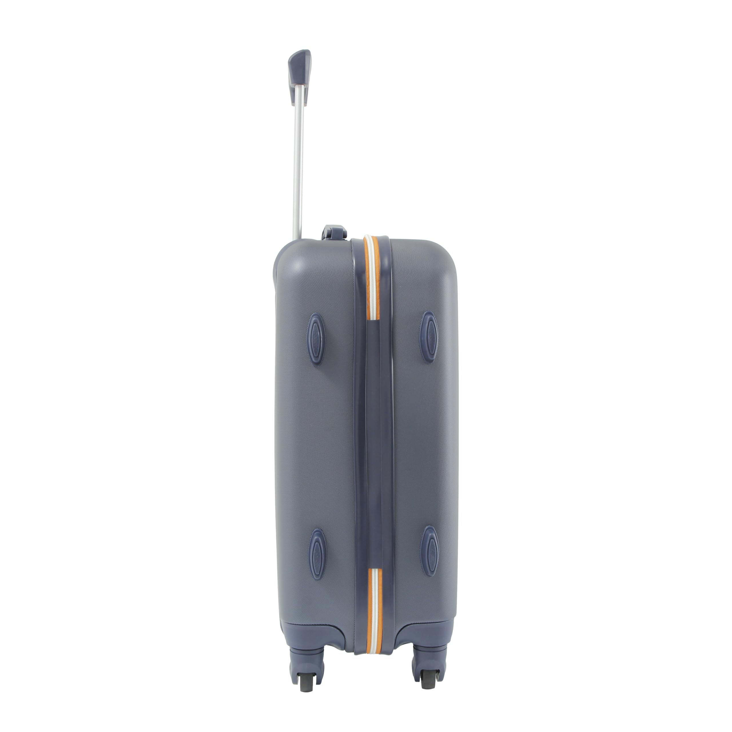 WHYGO - Trolley Bagaglio a Mano 55x40x20 con Ruote 360º - Rigido, Antiurto e Antigraffio - Capienza 44 Litri, Compatibile con Ryanair ed EasyJet - NAVY