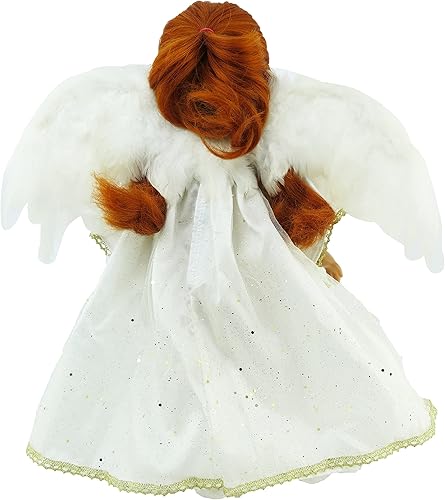 Miniatura 3 de American Fashion World Traje de ángel dorado y blanco para muñecas de 18 pulgadas | Calidad premium y diseño moderno | Ropa de muñecas | Moda de