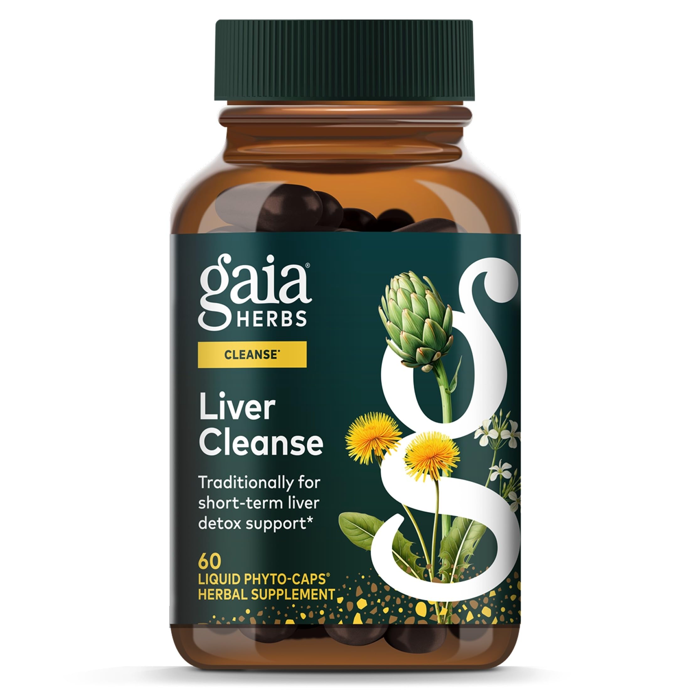 Gaia Herbs Liver Cleanse, 60 Vegan Capsules, 30 Servings
