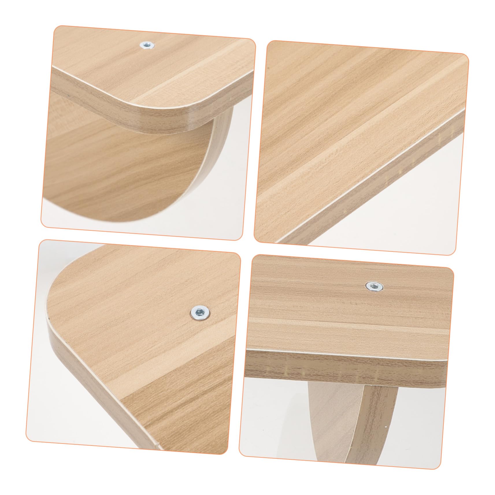 Reposapiés para Mayor Comodidad para Oficina y Hogar de Madera Función de Masaje y Diseño Flexible, Taburete Ergonómico Debajo del Escritorio