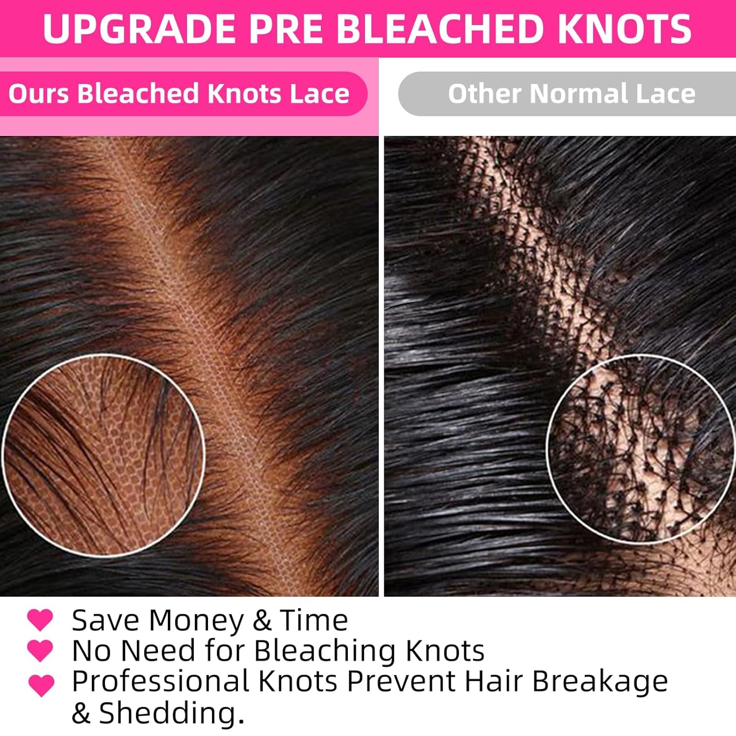 13x6 Body Wave Lace Front Wigs Human Hair Pre Plucked 180 Density HD Lace Frontal Wig Human Hair for Women 12A Body Wave Glueless Wigs With Baby Hair 18 Inch - Image 4