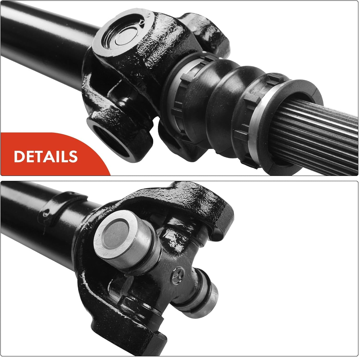 A-Premium Front Complete Drive Shaft Prop Shaft Driveshaft Assembly Compatible with Chevrolet Silverado 1500 & GMC Sierra 1500 2014-2017 4.3L, 4WD, Replace# 22760959, 23180816