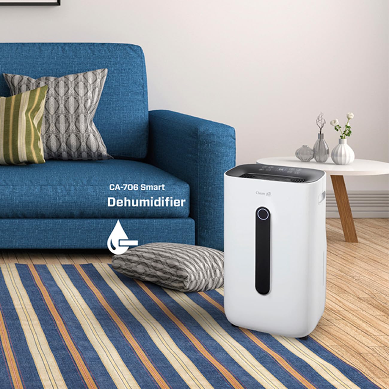 Deshumidificador y purificador de aire CA-706 Smart - de hasta 65 m² / 160 m³