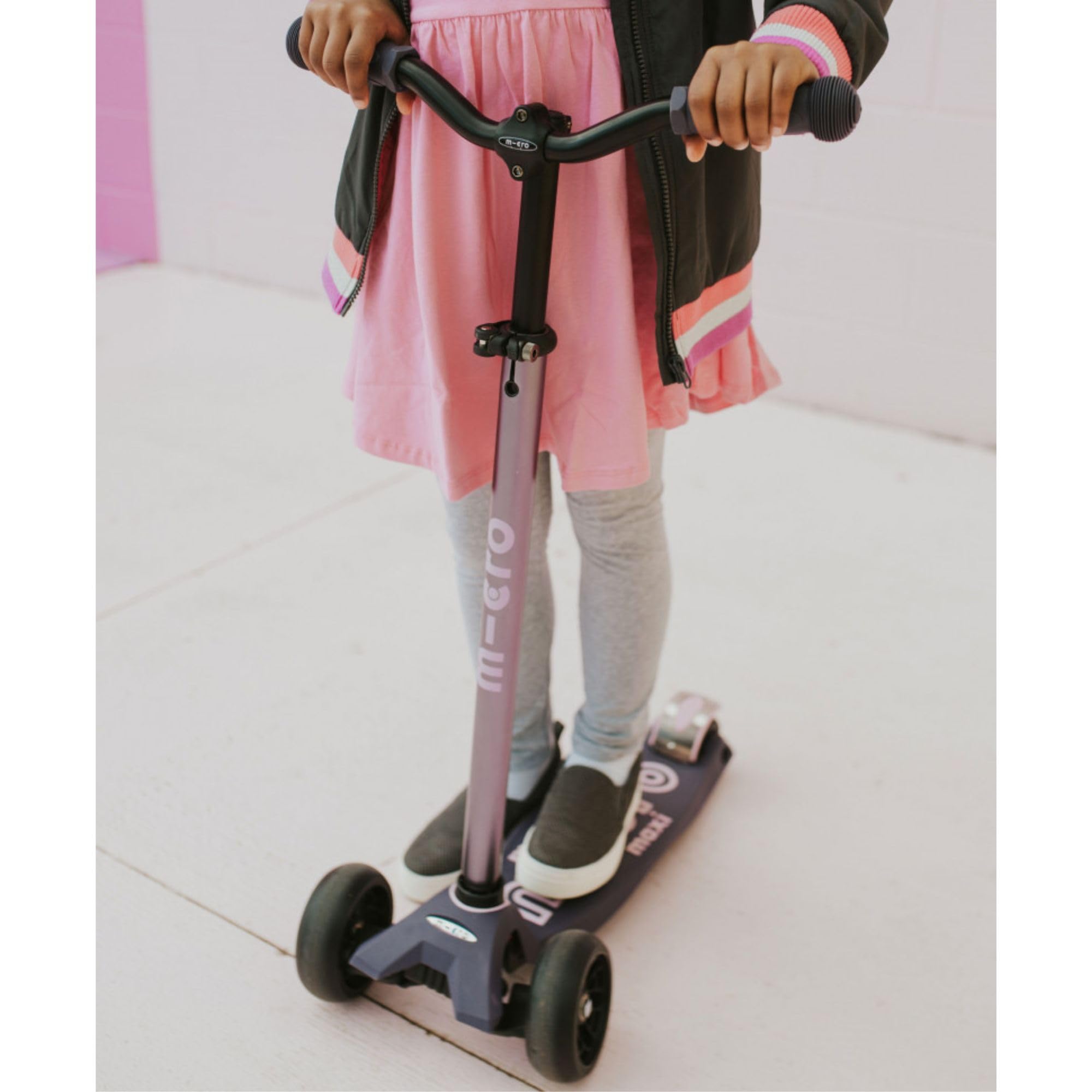 Monopattino per bambini Maxi Micro deluxe pro rosa