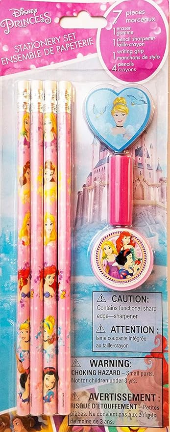Amazon ディズニープリンセスセット 鉛筆10本 カラー鉛筆8本 消しゴム7本 鉛筆削り9本 鉛筆 文房具 オフィス用品