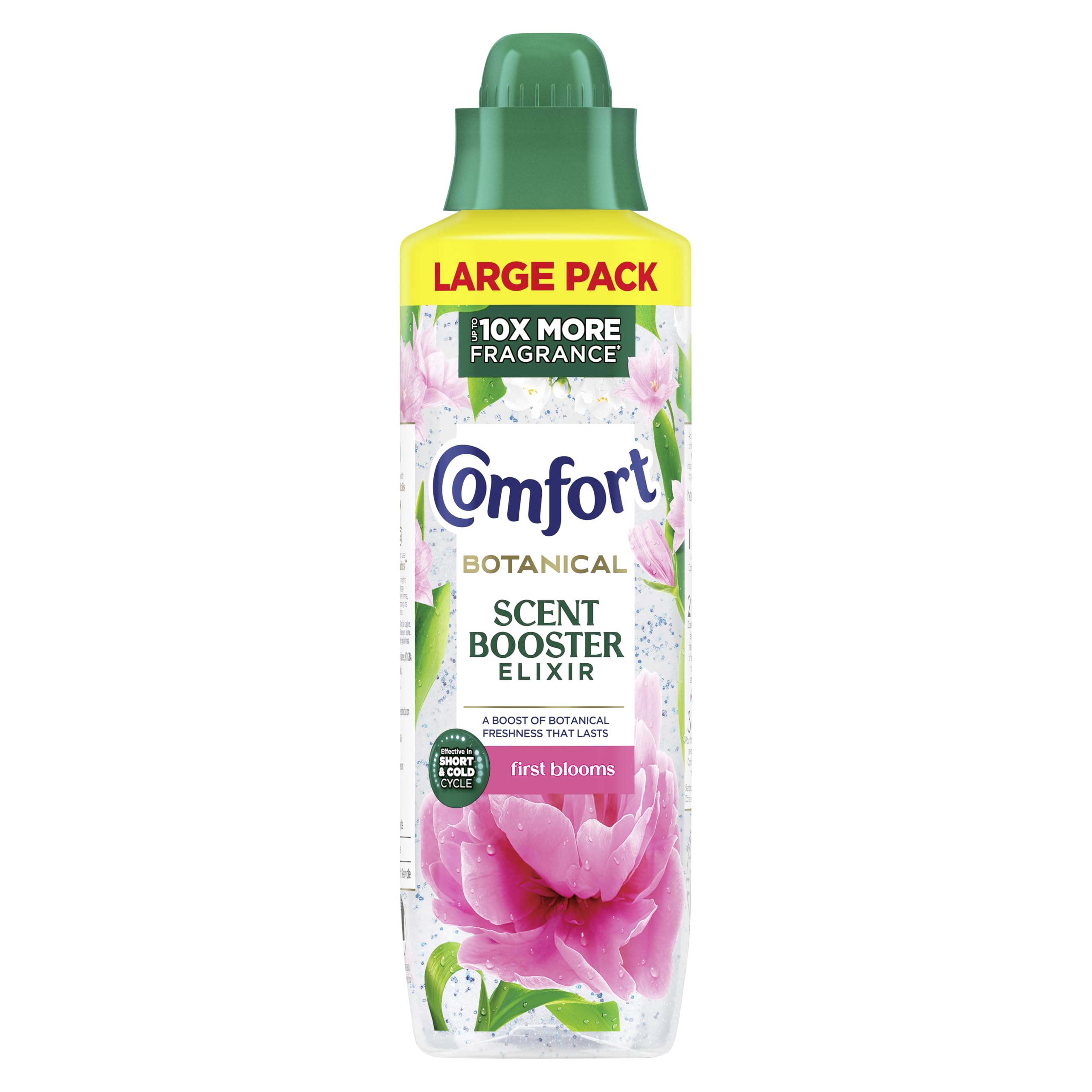 Comfort Botanical Scent Booster Elixir, First Blooms, 736 ml- Up to 10x More Fragrance*, Infuses Laundry With Long-Lasting Freshness