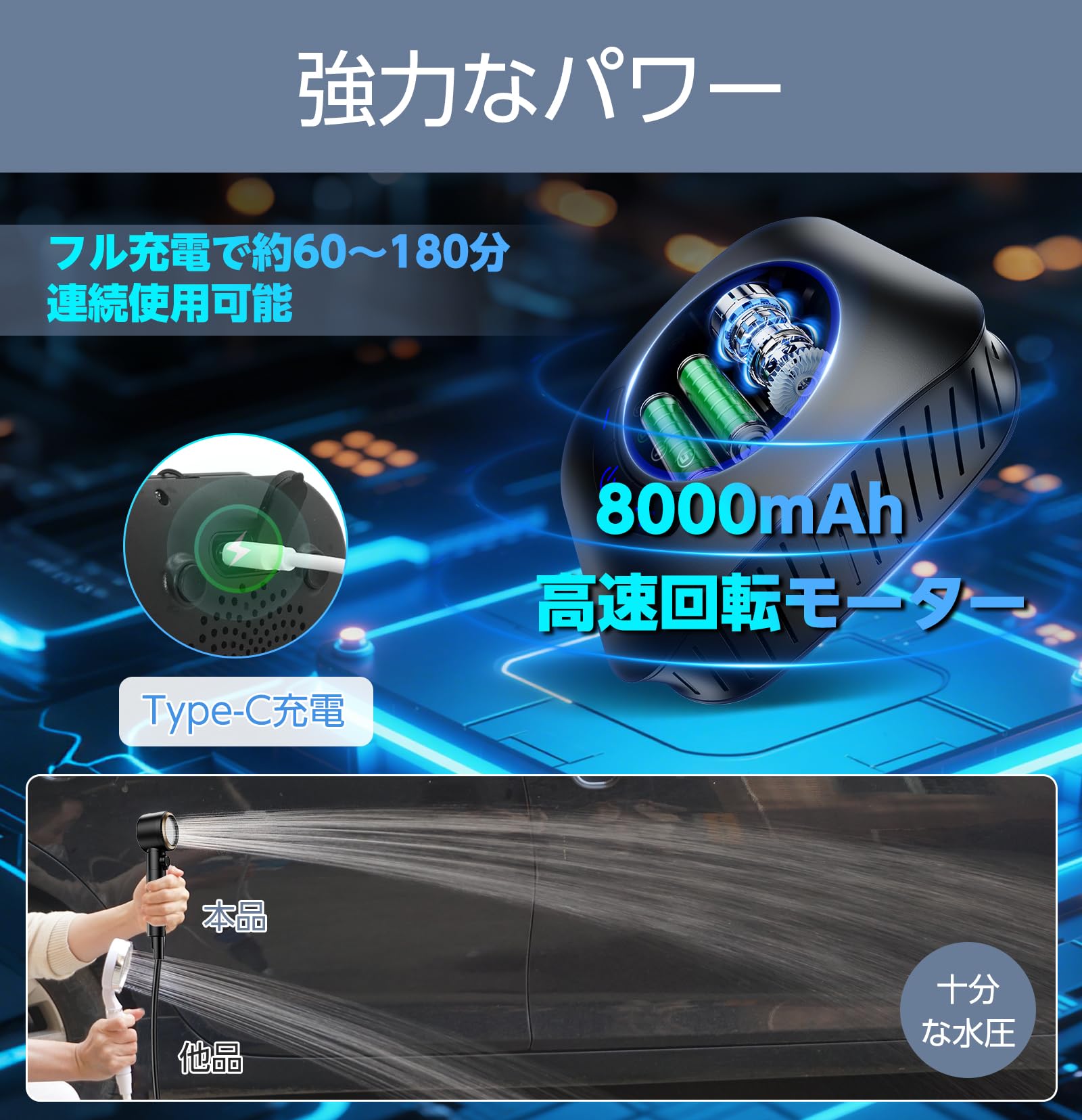 Amazon.co.jp: ZenCT 簡易シャワー ポータブル シャワー アウトドア