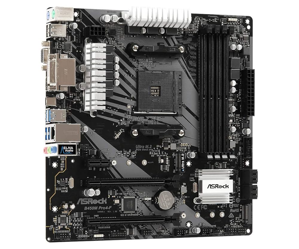 【動作品】ASRock B450M Pro4 マザーボード メモリ16GB付き 717p-vI9MPL._UF1000,1000_QL80_.jpg