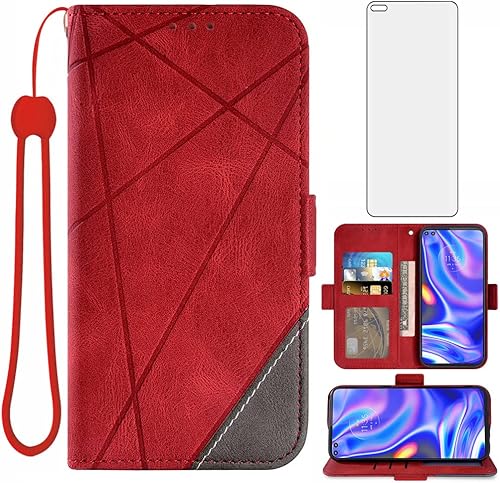 Asuwish Compatible con Moto One 5GOne5G UWMoto G 5G Plus Funda tipo cartera y protector de pantalla de vidrio templado, funda de cuero con tapa para Asuwish Compatible con Moto One 5GOne5G UWMoto G 5G Plus Funda tipo cartera y protector de pantalla de vidrio templado, funda de cuero con tapa para