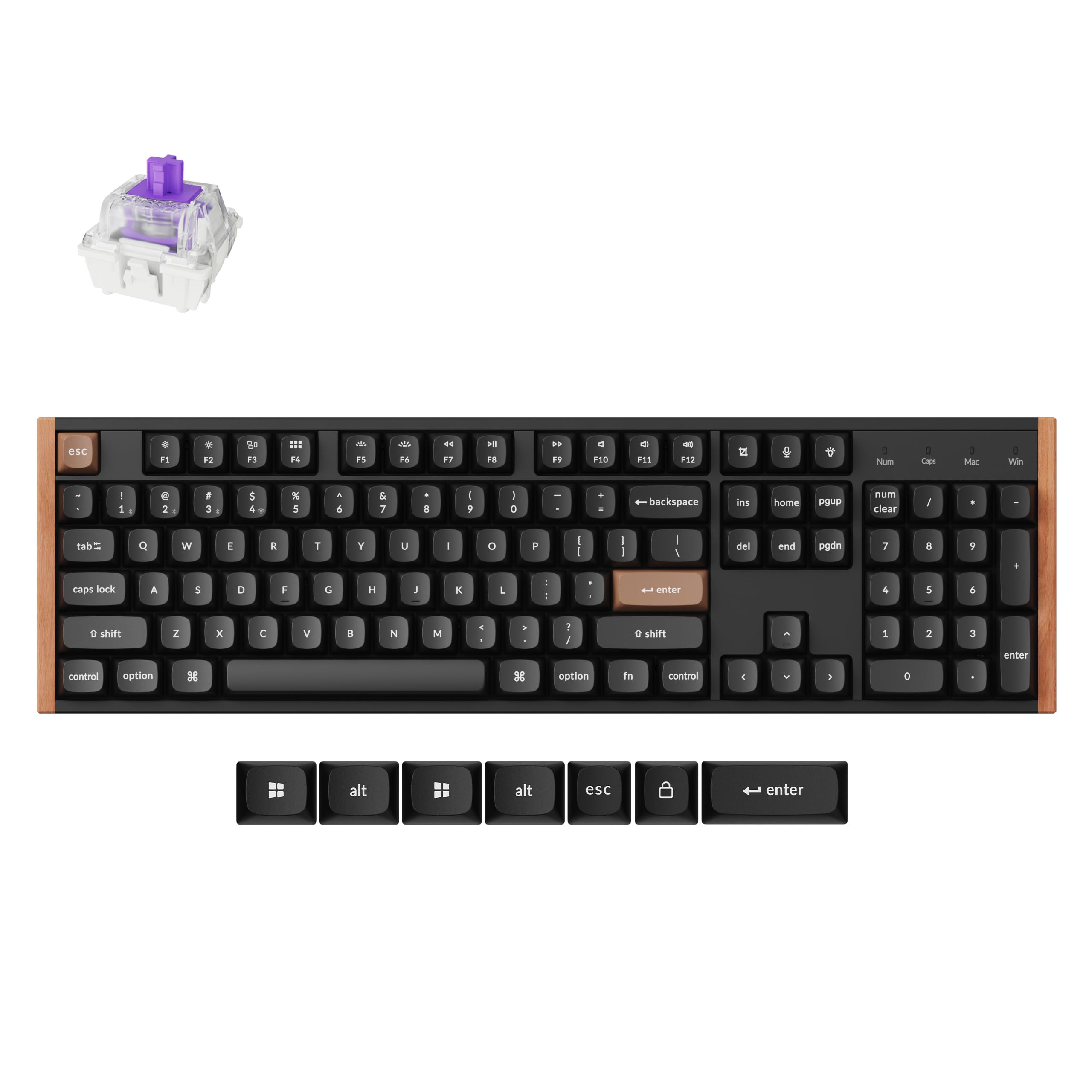 Amazon.com: Keychron K10 HE QMK Wireless Gaming Custom Mechanical