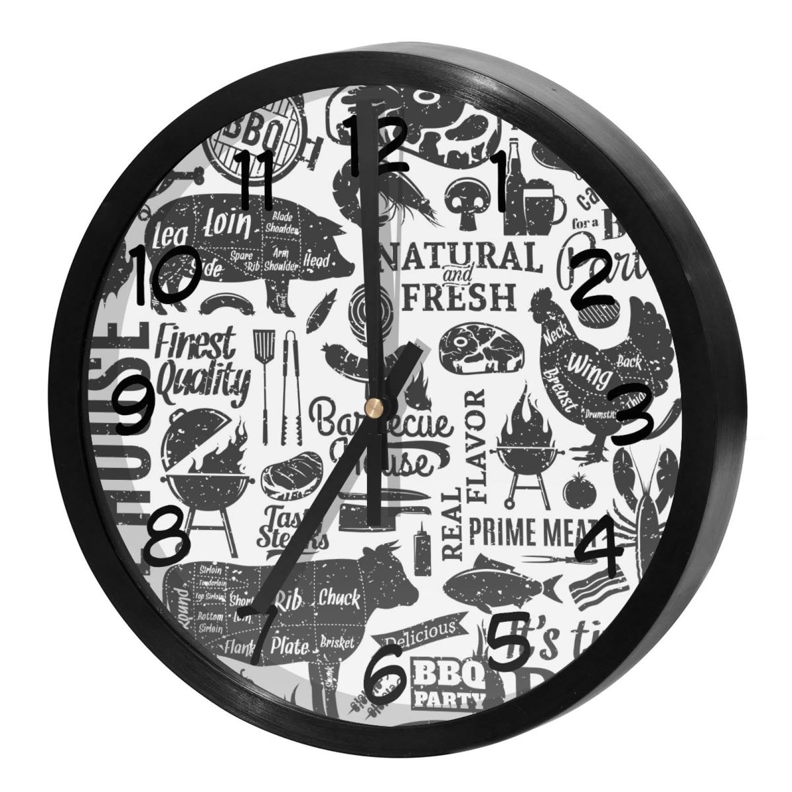 Horloge murale à piles sans tic-tac pour une gestion du temps sereine
