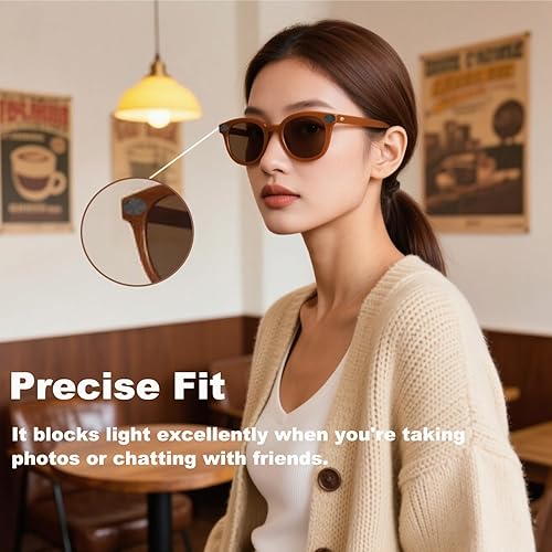 Miniatura 7 de Kit de accesorios para lentes inteligentes compatible con R.ayB.anOa.kley Me-ta Way.farerHead.linerSky.ler, 3 cubiertas de privacidad para cámara,