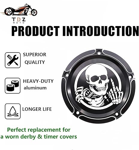 Miniatura 9 de TDZ - Cubiertas de sincronización Derby para Harley Touring Road King Electra Glide Street Glide Road Glide Tri Glide Dyna Softail (modelos Harley