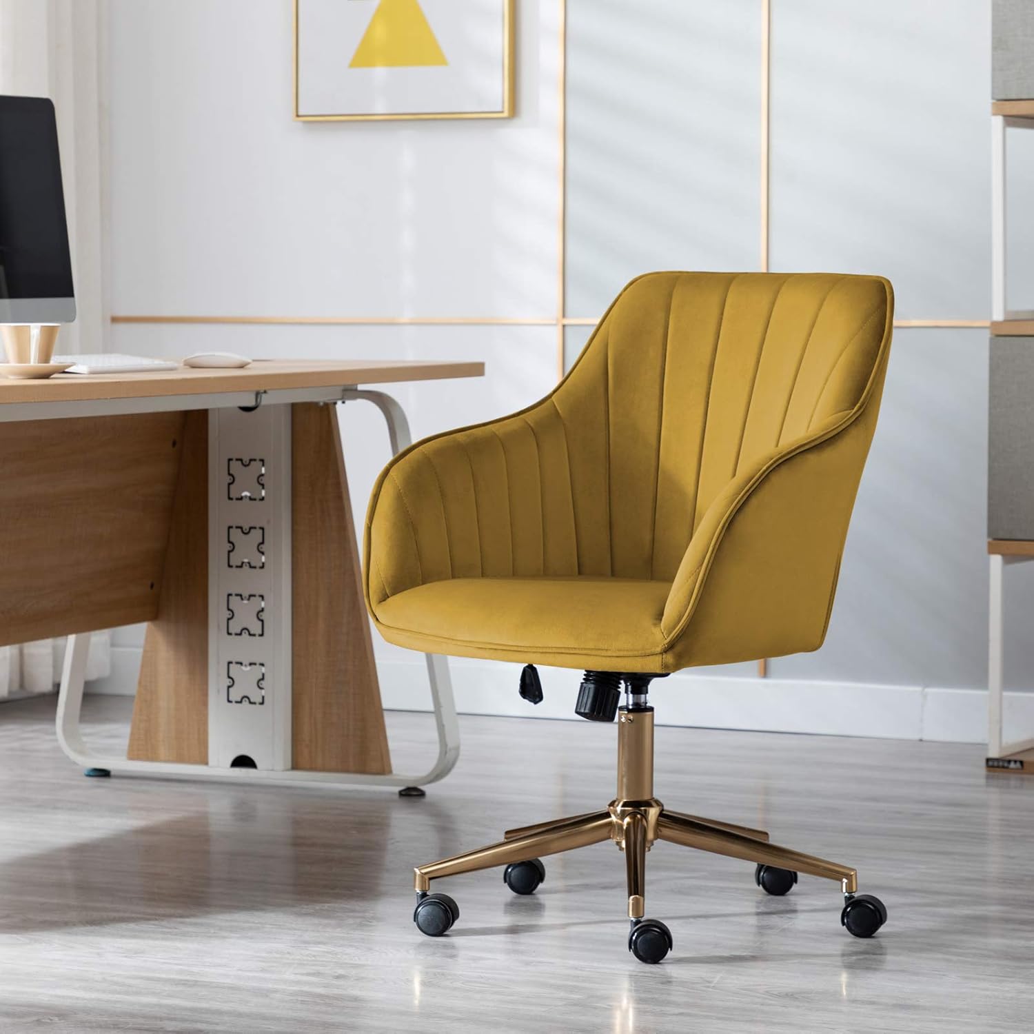 Buy Duhome Velvet Desk Chair With Wheels Buy Duhome Velvet Desk Chair With Wheels