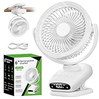 WUQNGI Mini Ventilatore Portatile,10000mAh Silenzioso Ventilatore da Tavolo,USB Ventilatore