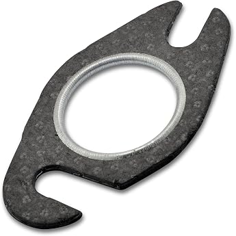 Easyboost Exhaust Gasket Universal Exhaust Manifold for Scooter 50 cc MBK Booster Nitro Aerox Mach-G Jog-R Ovetto