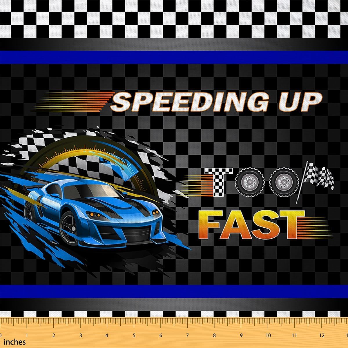 Farmhouse Decor Fabric by The Yard,Kids Boys City Construction Decorative Fabric,Country Tools Father's Day Quilting Supplies,Rustic Style DIY Crafts,3 Yards,108" L x 59" W,108" L x 59" W