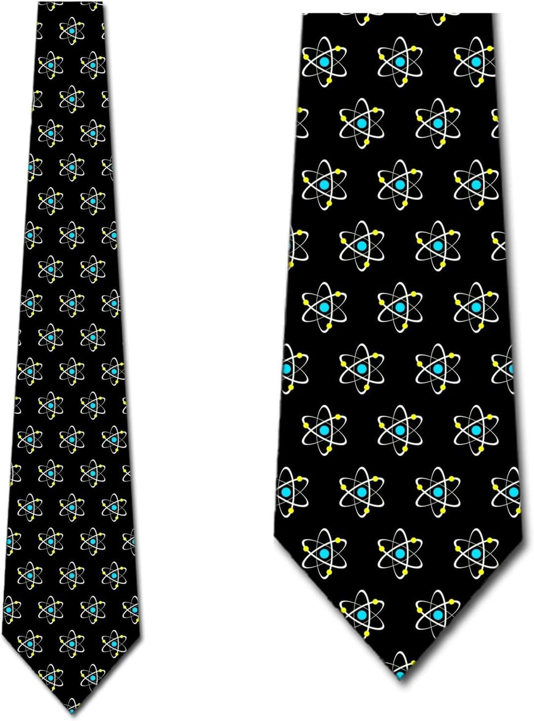 Three Rooker Atomic Nucleus Neckties Mens Science Ties Science Physics Chemistry Biology Tie