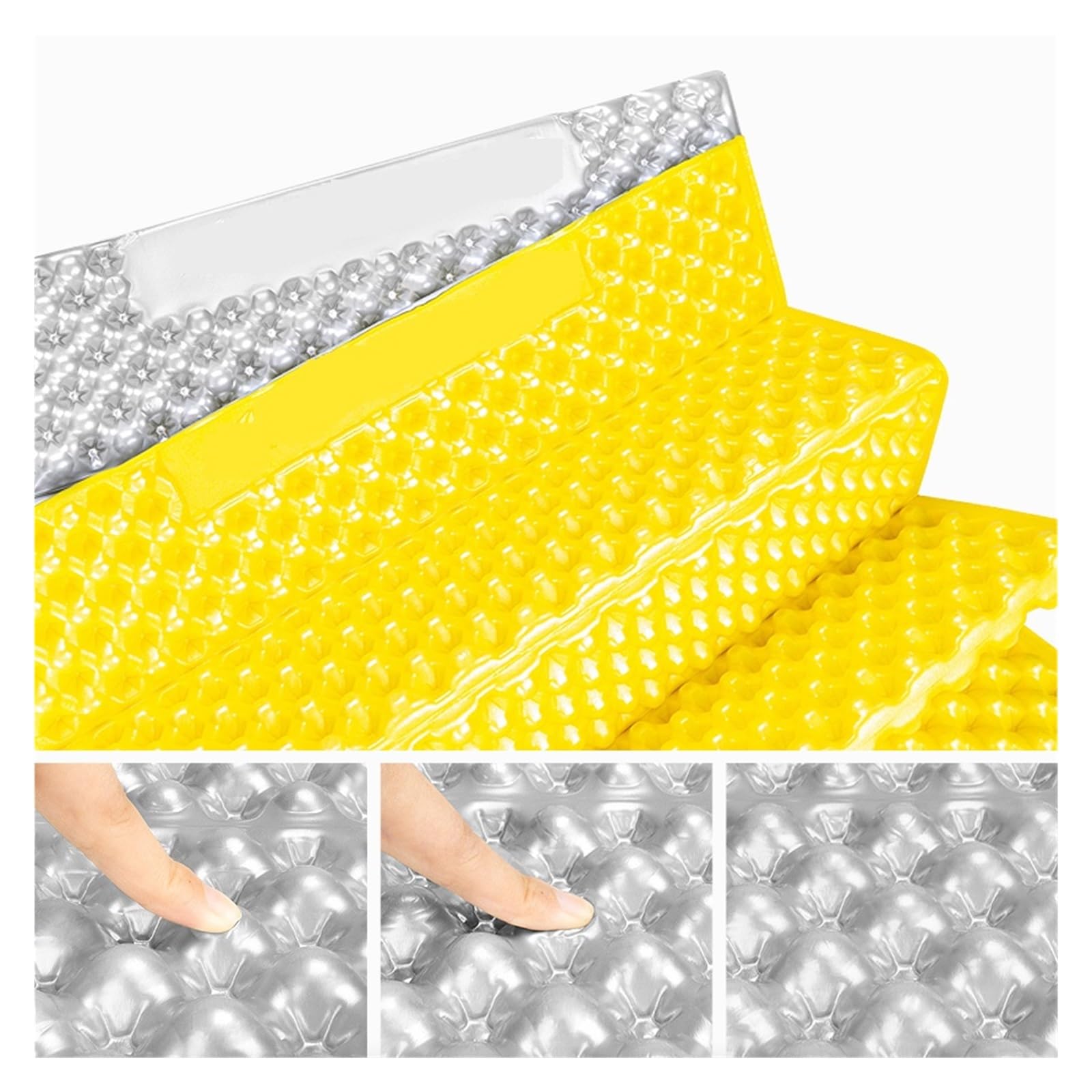 Mata kempingowa Ultralekka pianka Składana karimata Odporna na maty Materac Outdoor Camping Wędrówki z plecakiem 183x56cm Wygodne