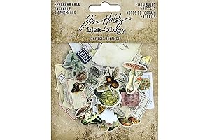 Tim Holtz Idea-ology Ephemera Snippets ID Fieldnotes: A Nostalgic Trip Through History