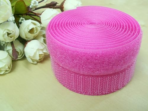 Miniatura 4 de Cinta de sujeción 100% de nailon no adhesiva de 0.984 in (1 pulgada), 16.4 ft (morado oscuro)