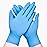 SwiftGrip Disposable Nitrile Exam Gloves, Blue, Nitrile Gloves Disposable Latex Free, Medical Gloves, Cleaning Gloves, Food-Safe Rubber Gloves, Powder Free, Non-Sterile, 50-ct Box (Large)