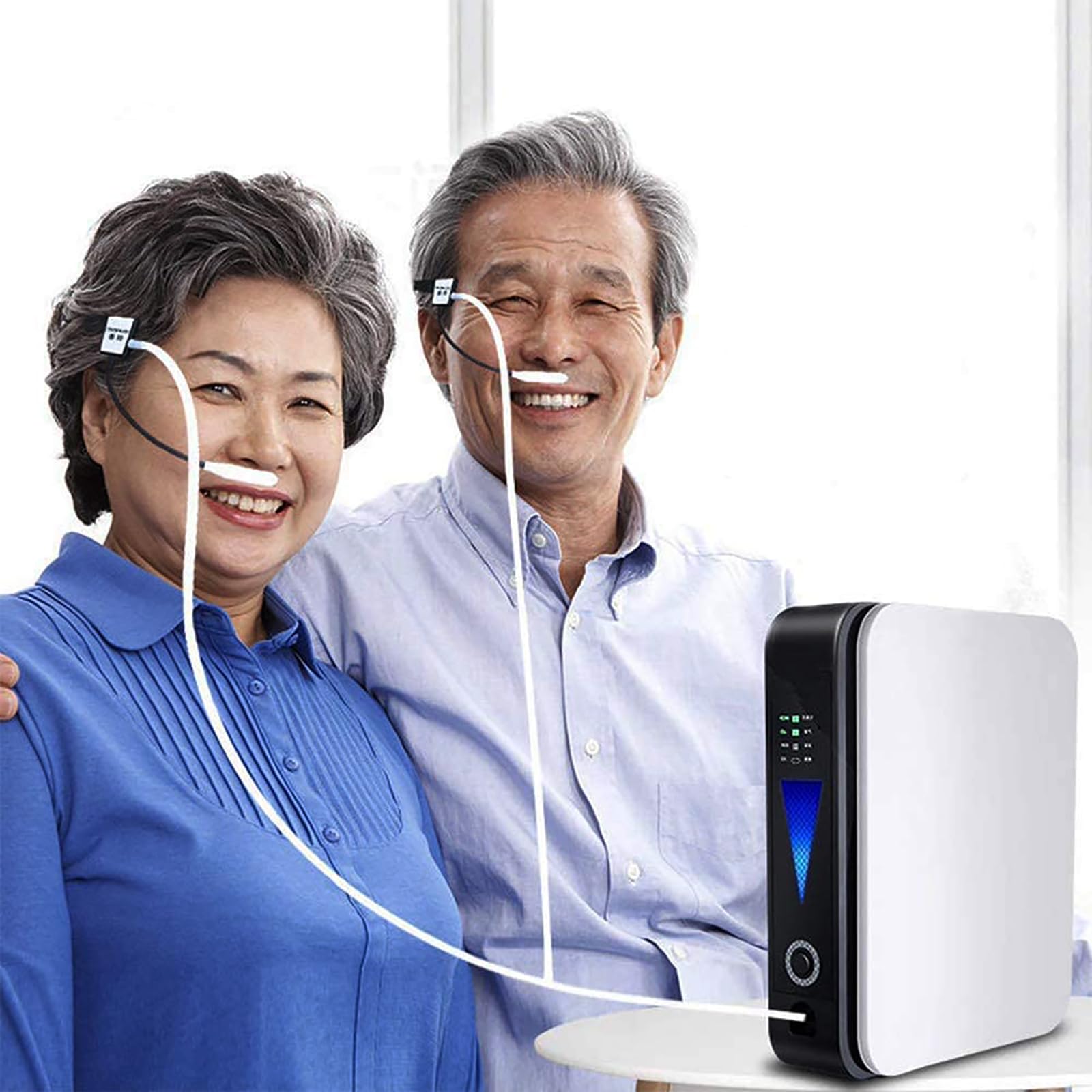 Portable Oxygen Machine 1 L/min Adjustable Oxygen Concentrator Silent Work for Home Personal Careand Travel Use Car Air Purifier