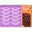 White Colored Lashes Cat Eye Halloween Custome White Lashes Clear Band Faux Mink Eyelashes Fluffy Dramatic Cosplay Lash for Party