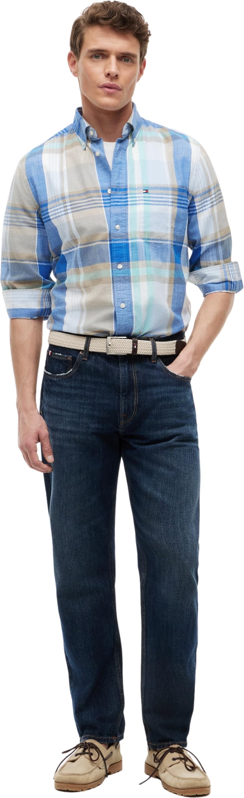 Tommy Hilfiger Camisa L/S para Hombre