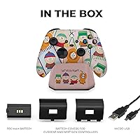 Vista 2 de Original Xbox Wireless Controller and Stand Compatible with Xbox OneSeries XS - Customized in USA with Advanced HydroDip Print Technology(Not Just a
