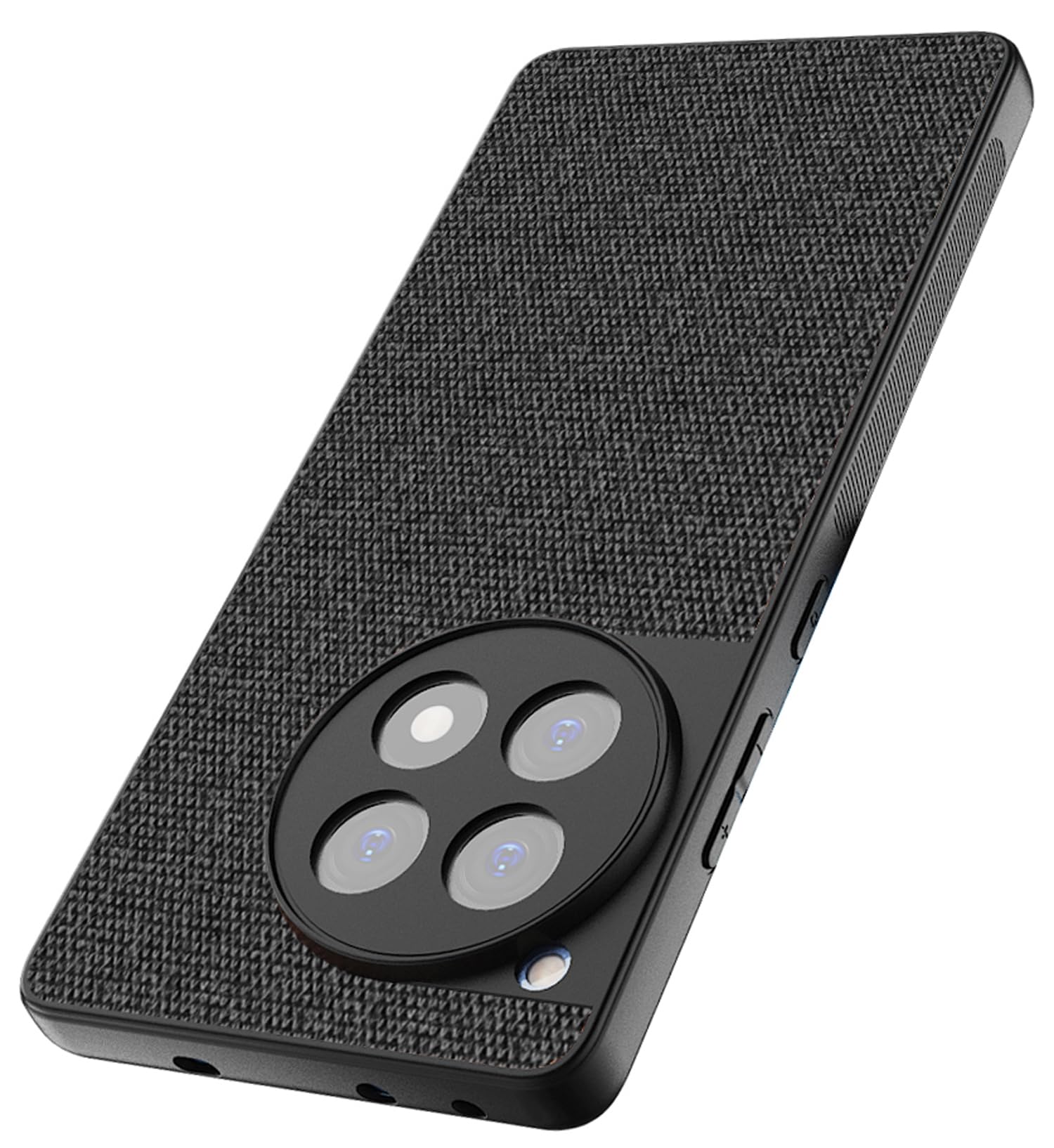 Kapa Soft Full Fabric Protective Back Case Cover for OnePlus 12R | Shockproof Slim Hard Anti Slip Back Case (Black) (B0CZNNW7C4) Amazon Price History, Amazon Price Tracker