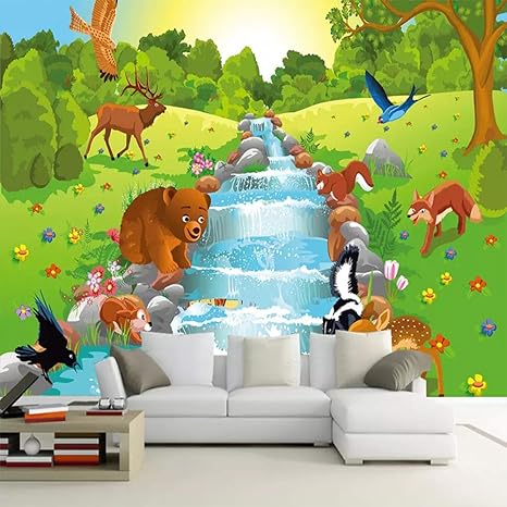 Amazon Co Jp Sdsxt 3d写真の壁紙漫画の動物の森のクマの子供の寝室の背景装飾壁紙 430cm W X432cm H ホーム キッチン Amazon Co Jp Sdsxt 3d写真の壁紙漫画の動物の森のクマの子供の寝室の背景装飾壁紙 430cm W X432cm H ホーム キッチン