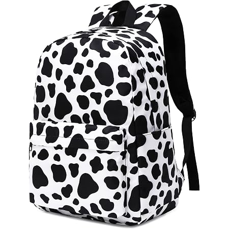 Amazon.com: Cow Print School Backpack 