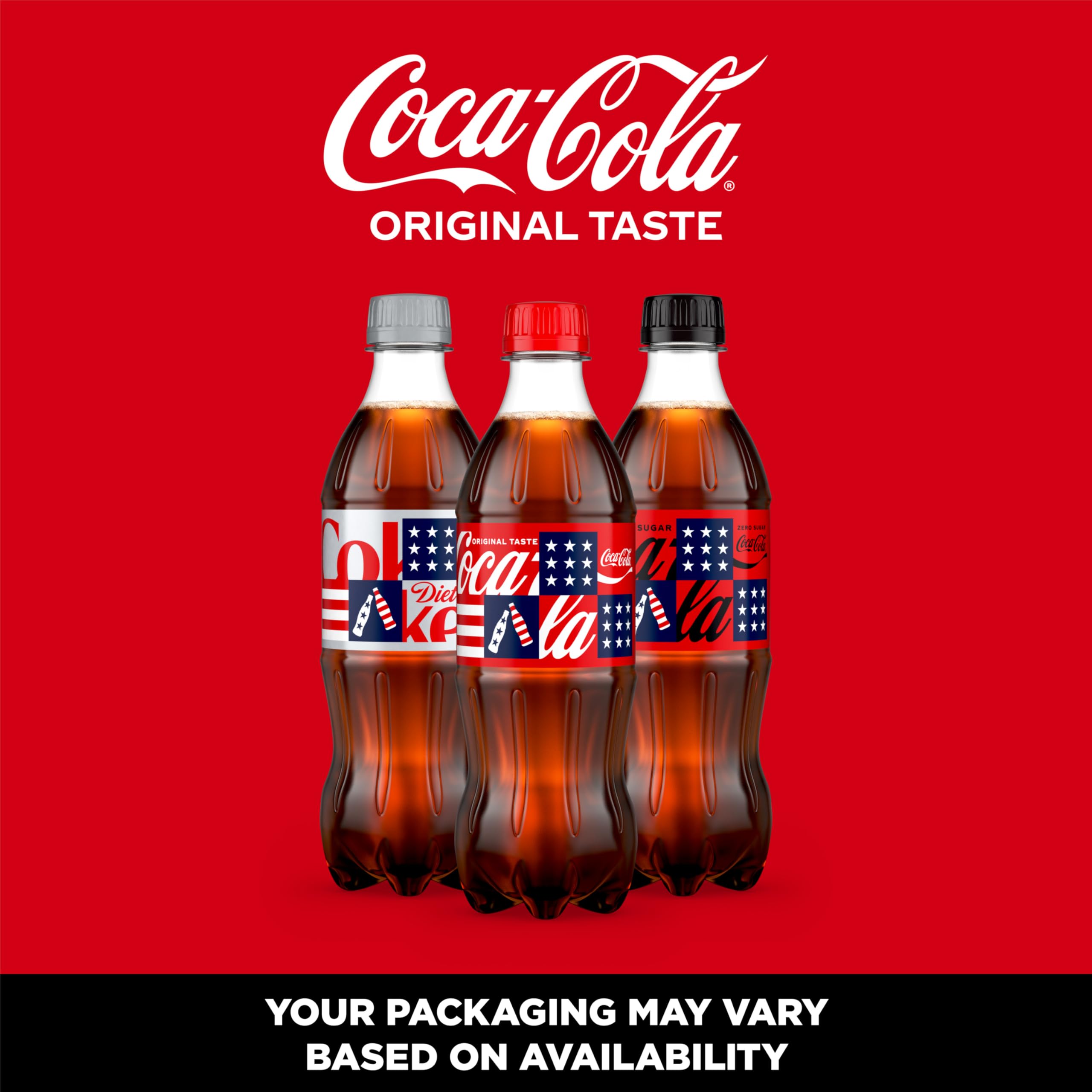 Coca-Cola Soda Soft Drink Bottles, 16.9 fl oz, 6 Pack