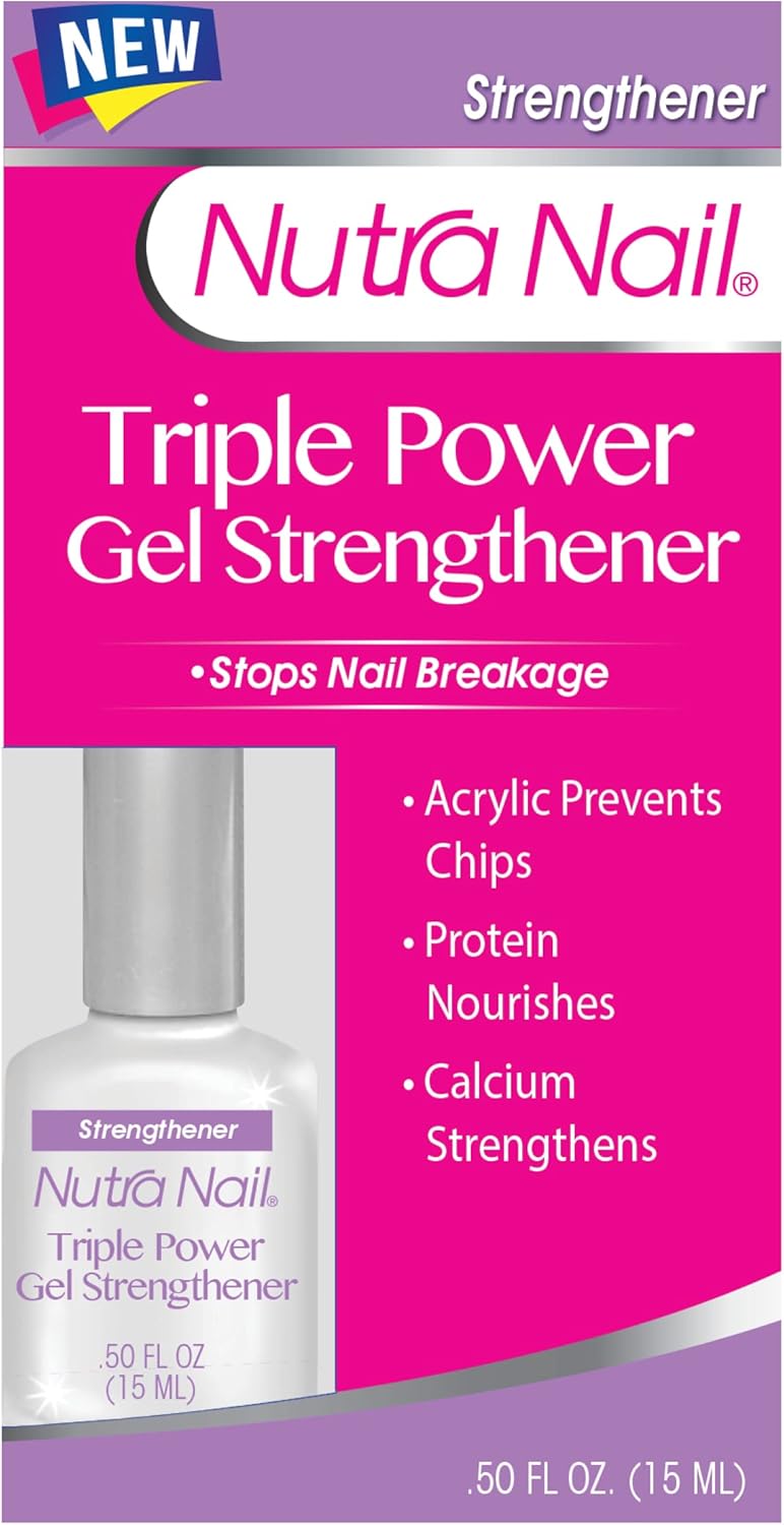 Nutra Nail Triple Power Gel Treatment Instant 3in1 Protective, Nourishing & Strengthening