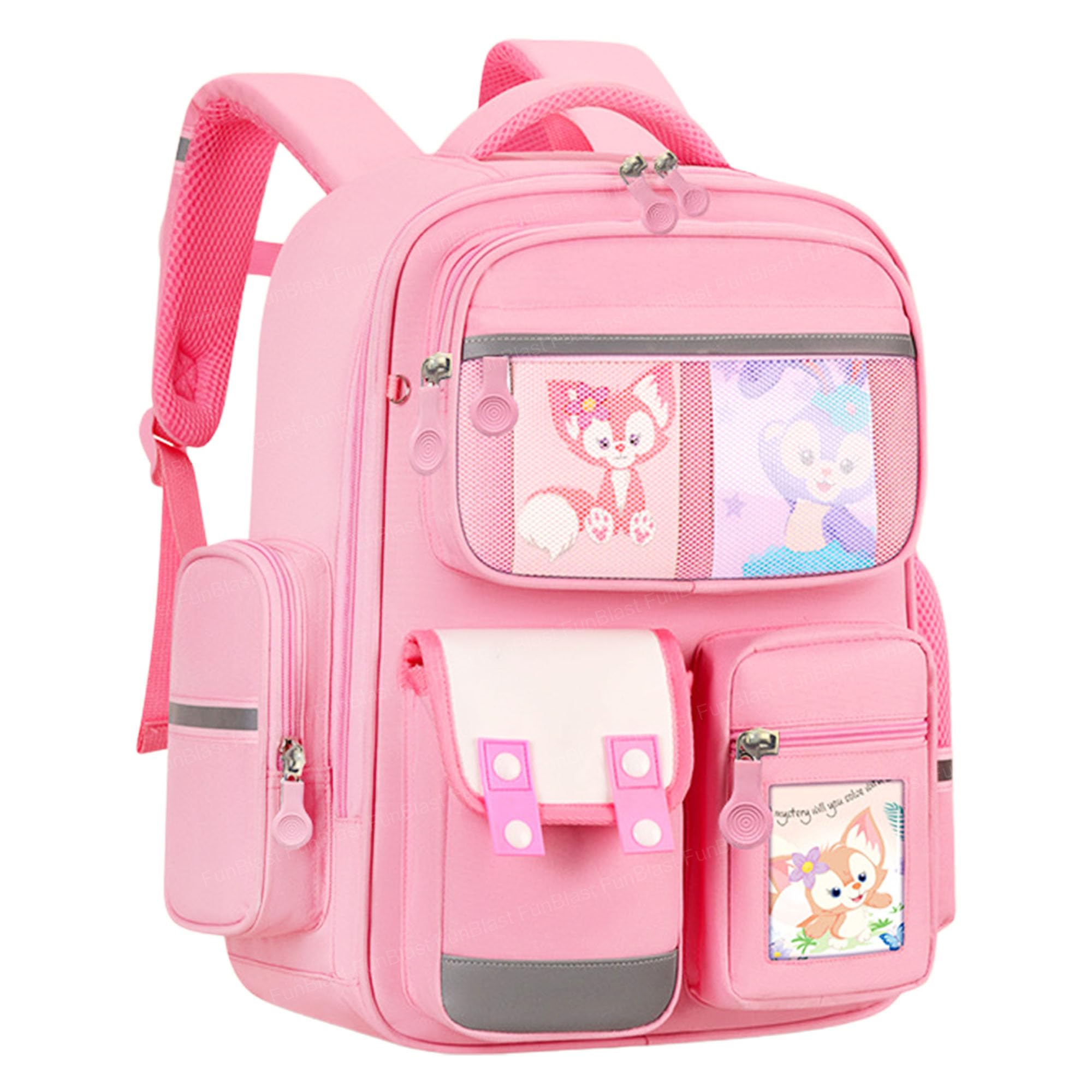 School Bag for Girls - Large Capacity Bagpack for Girls Kid, Orthopedic Bag for Kids, Casual Backpack, Shoulder School Bags for students, Travel Bag, Picnic Bag-image-37