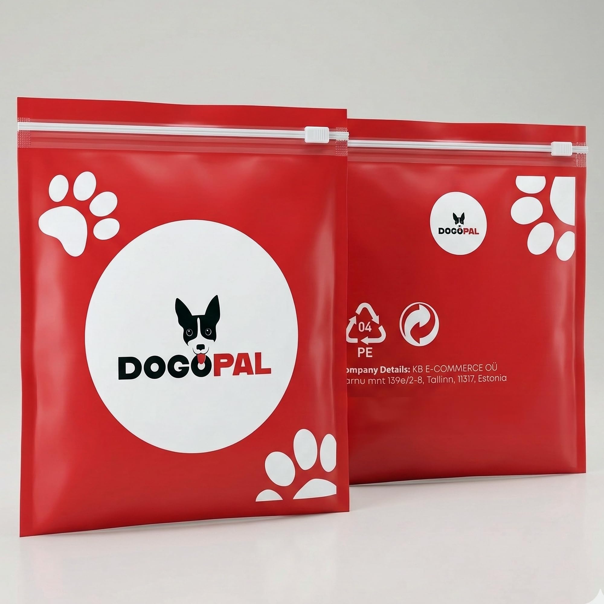 DOGOPAL Porta Premietti per Cani con Chiusura Magnetica, Porta Snack da Tasca per Addestramento, Sacchetto Porta Crocchette Compatto per Passeggiate (Rosa)