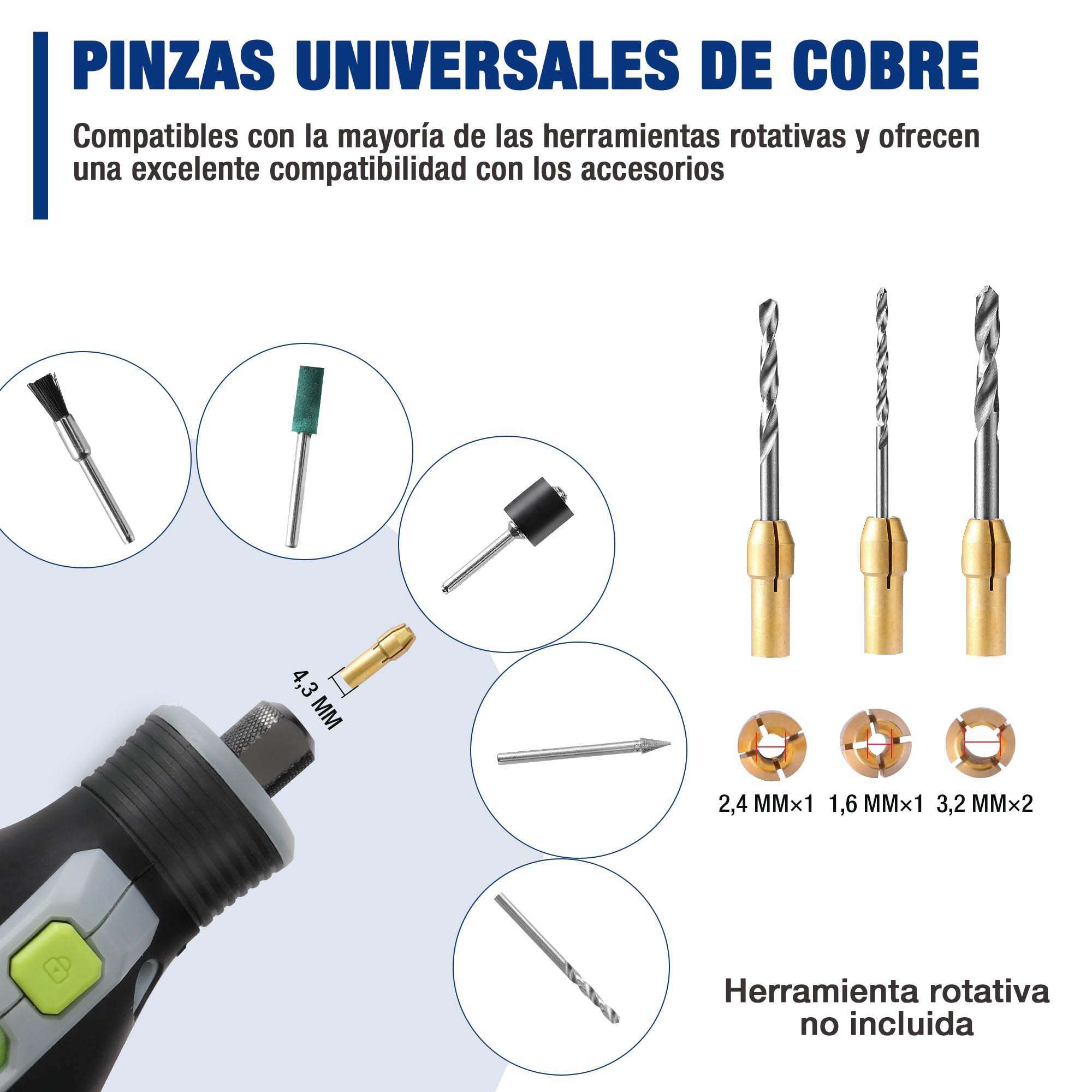 WORKPRO Kit de 698 Accesorios Multifunción para Herramienta Rotativa Dremel u Otro, Juego de Brocas de Herramienta Giratorias para Cortar, Lijar, Moler, Tallar, Pulir, Taladrar y Grabar