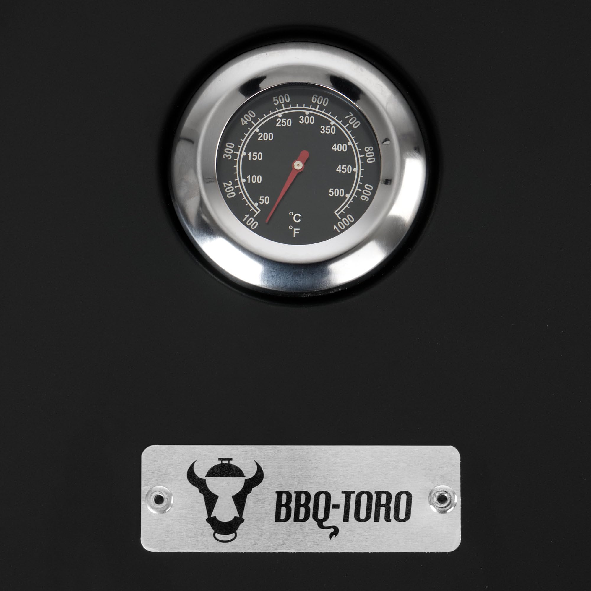 BBQ-Toro Gas Pizzaofen mit Thermometer, mobiler Pizza Ofen | 4 kW, mit Pizzastein | Gasofen, Outdoor Pizzaofen, Gasgrill Camping, Pizzaofen Gas Outdoor