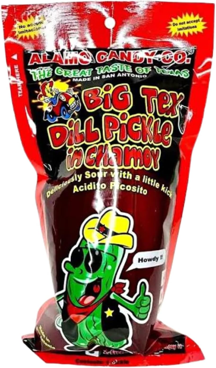 Alamo Candy Co Chamoy Pickle Kit Sour Candy Basic Package