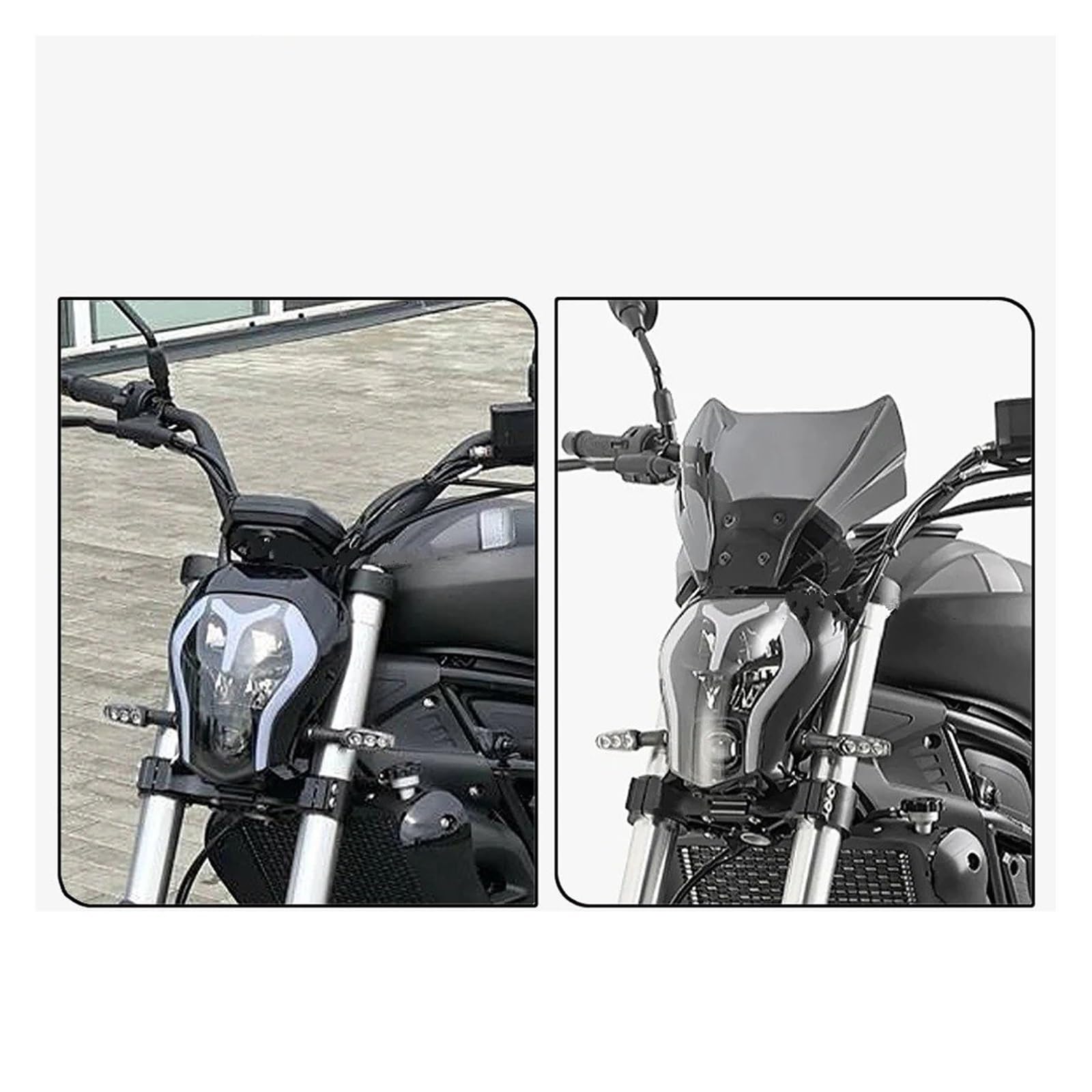 Parabrezza Moto Per BENELLI Per 502 C 2019 Parti Motociclo Parabrezza Parabrezza Paravento Deflettore Moto Per Parabrezza(Transparent)