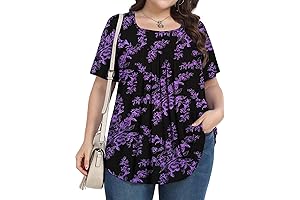 Flattering Summer Blouses for Women in Plus Sizes (1X-5X)