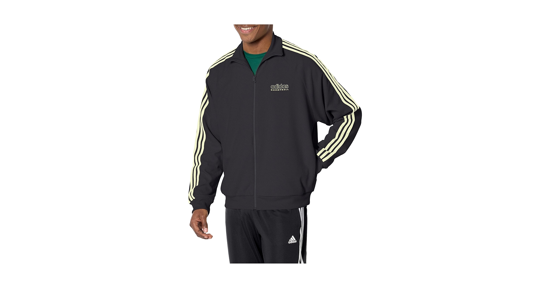 adidas Men's Select Jacket, Aurora Black, X-Large at Amazon