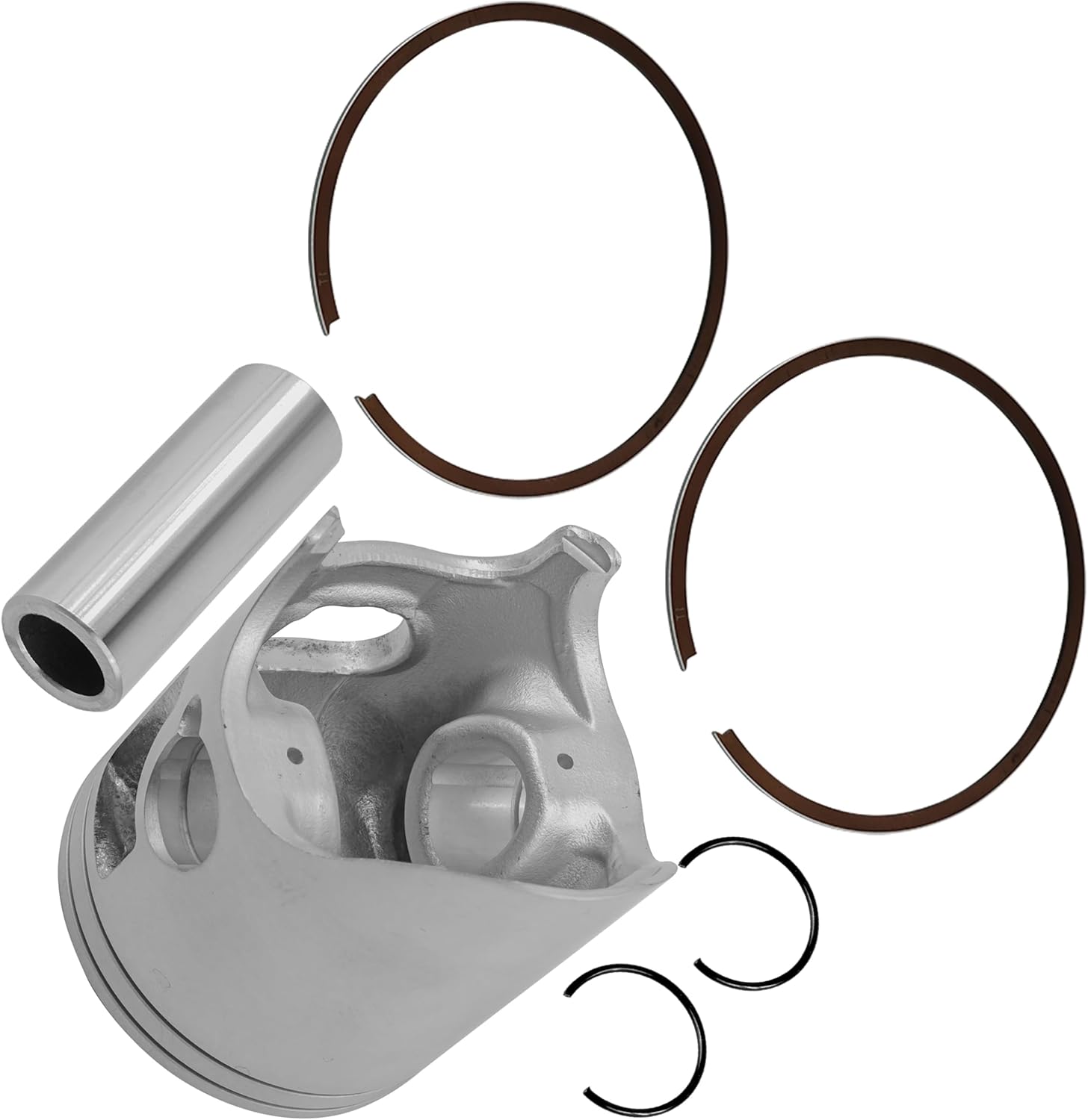 Caltric Complete Cylinder Piston Ring Kit Compatible with Yamaha Yz250 Yz250X 2005 2006-2019 Standard Bore