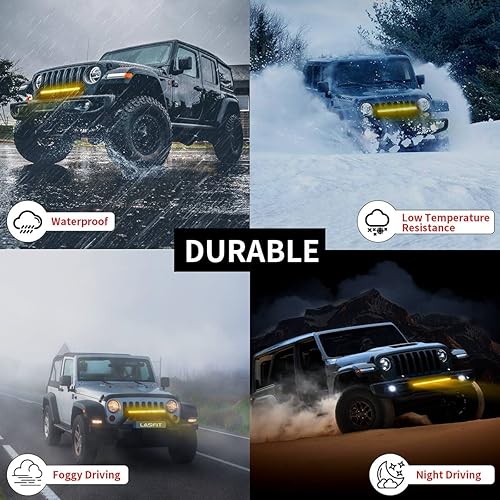 Miniatura 4 de Lasfit Barra de luz de 52 pulgadas y arnés de cableado